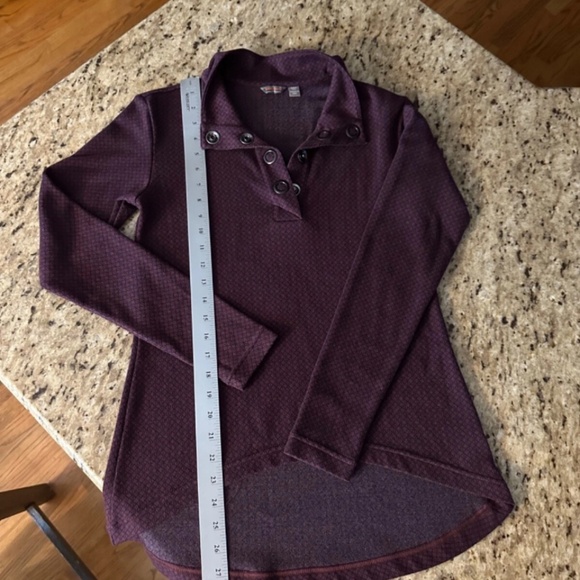 THREE Merrell Indira Snap Placket Pullover Shirts Medium White, Black, Burgundy - Picture 8 of 16